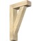 Ekena Millwork Traditional Block Rough Sawn Bracket w/ Offset Brace, Douglas Fir, 6"W x 20"D x 32"H BKT0604X20X32TRA05RDF - alternate 1